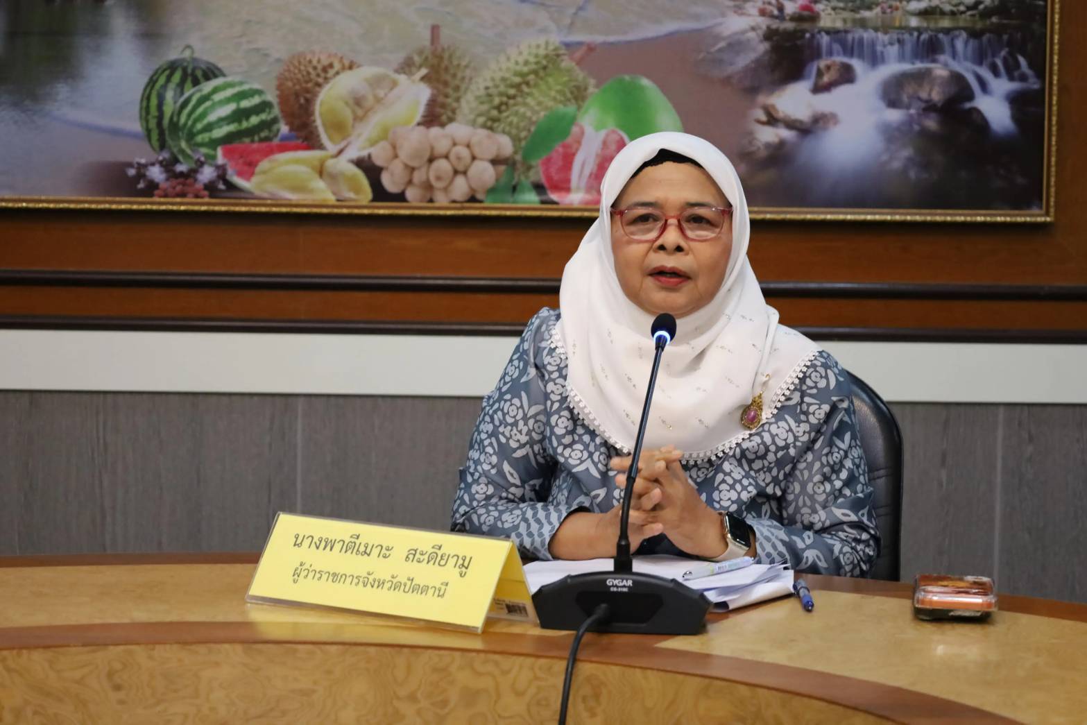 ผู้ว่าฯปัตตานีประชุมหารือข้อราชการร่วมกับผู้แทนโครงการพัฒนาแห่งสหประชาชาติประจำประเทศไทย (UNDP) และผู้แทนสหภาพยุโรปประจำประเทศไทย (EU) และคณะ                                                                                      