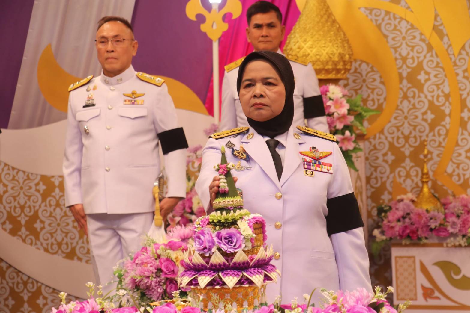 ผู้บริหารจังหวัดปัตตานี ร่วมบันทึกเทปโทรทัศน์รายการพิเศษถวายพระพรชัยมงคล เนื่องในโอกาสวันเฉลิมพระชนมพรรษาสมเด็จพระนางเจ้าสุทิดา พัชรสุธาพิมลลักษณ พระบรมราชินี                                                      
