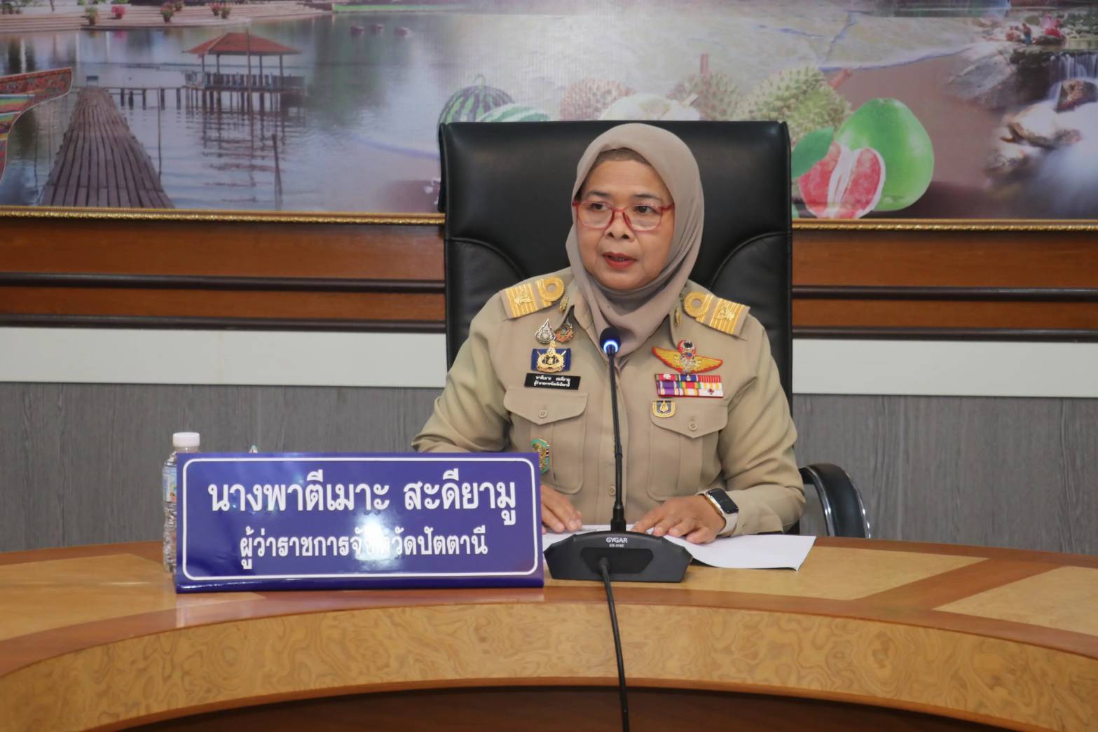จังหวัดปัตตานี จัดประชุมคณะกรมการจังหวัดและหน่วยงานที่เกี่ยวข้อง ครั้งที่ 5/2569 ประจำเดือนพฤษภาคม เพื่อขับเคลื่อนนโยบายและติดตามผลการดำเนินงานในทุกภาคส่วน
