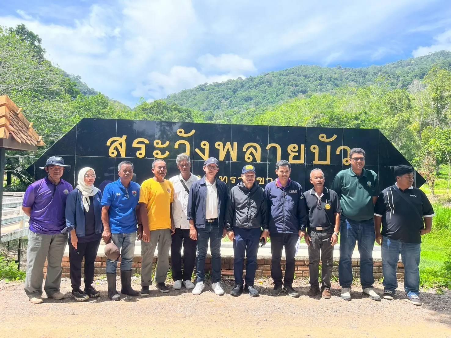 ป.ป.ช. ปัตตานี ลงพื้นที่ตรวจติดตามโครงการขุดลอกแหล่งน้ำด้วยแรงคน 
